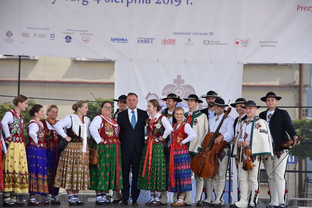 Prezydent Andrzej Duda w Nowym Targu