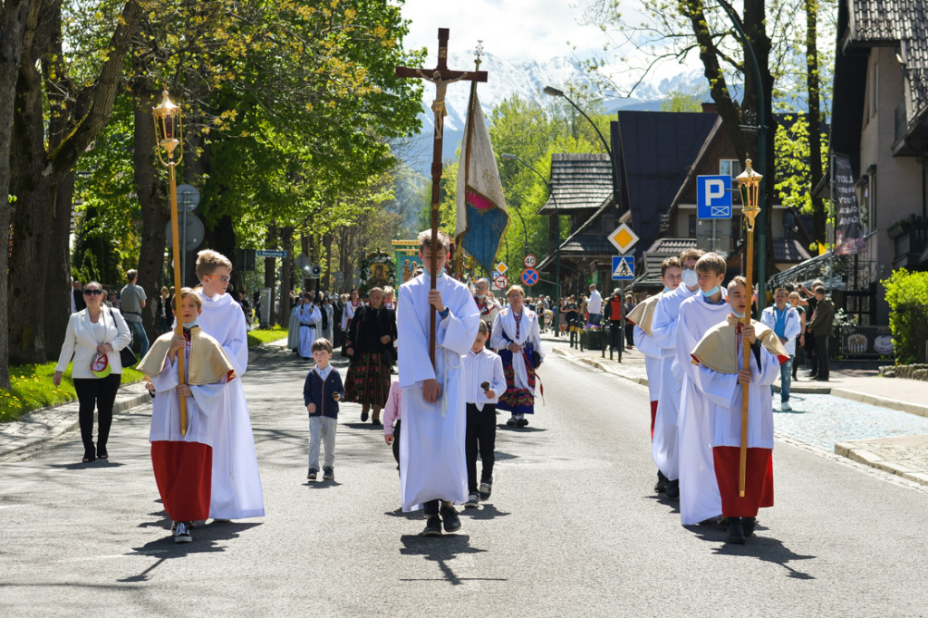 Procesja Bożego Ciała w Zakopanem
