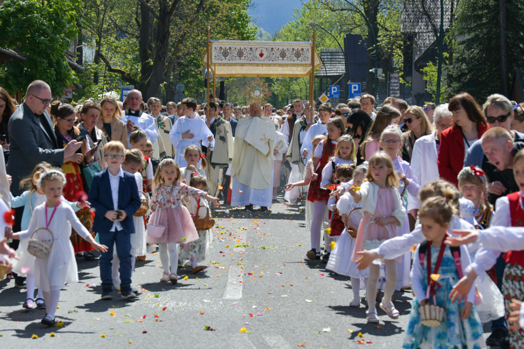 Procesja Bożego Ciała w Zakopanem