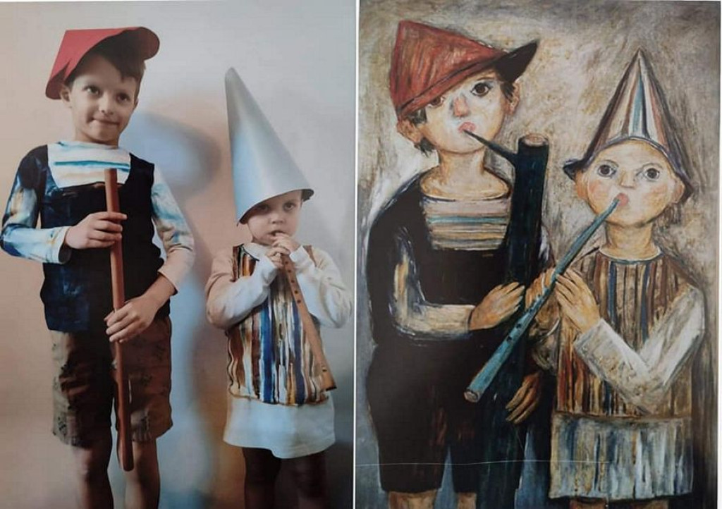 Od klasycznych malarzy po współczesne dzieła. Przedszkolaki naśladują znane obrazy