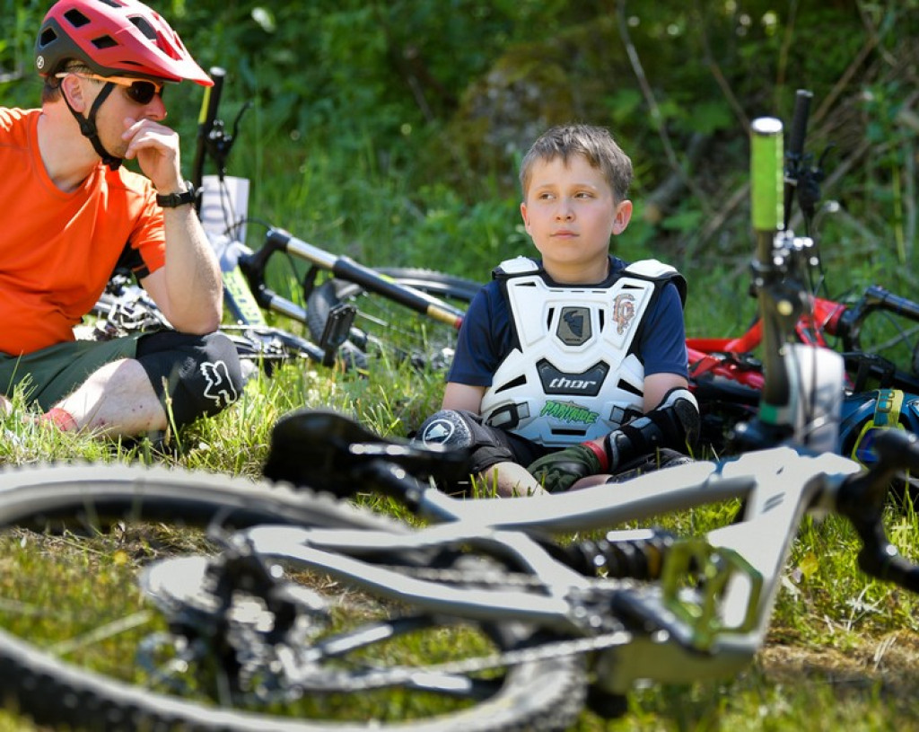 Widowiskowe zawody rowerowe w Kluszkowcach