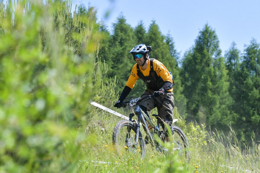 Widowiskowe zawody rowerowe w Kluszkowcach