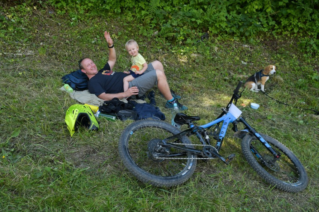 Widowiskowe zawody rowerowe w Kluszkowcach