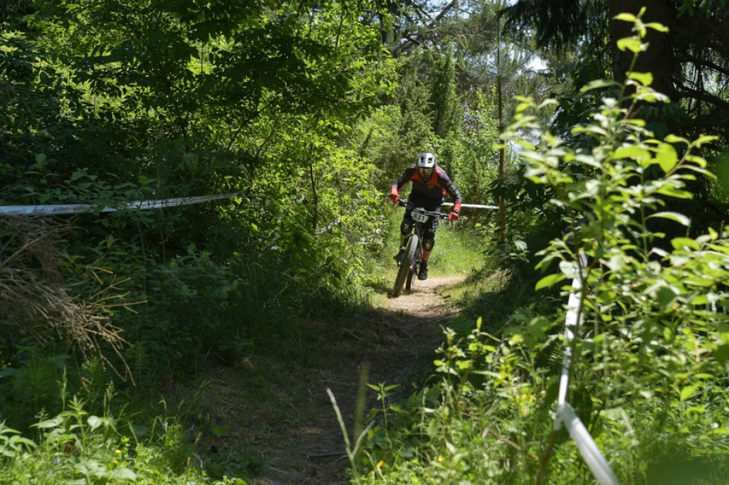 Widowiskowe zawody rowerowe w Kluszkowcach