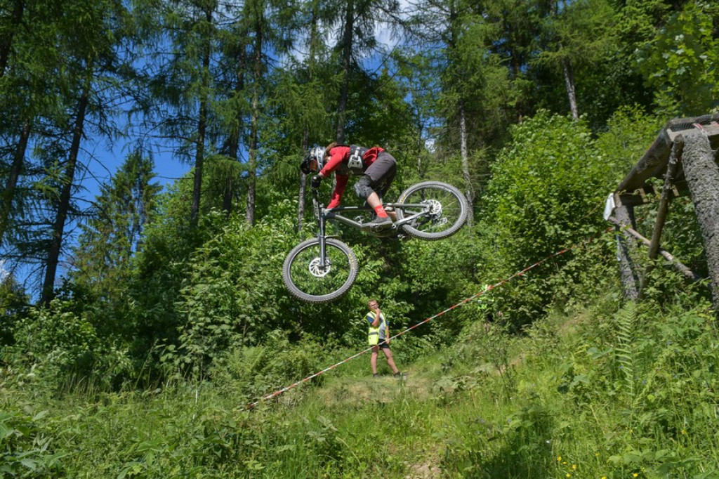 Widowiskowe zawody rowerowe w Kluszkowcach