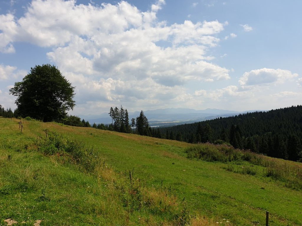 Bacówka z widokiem na Jezioro Orawskie