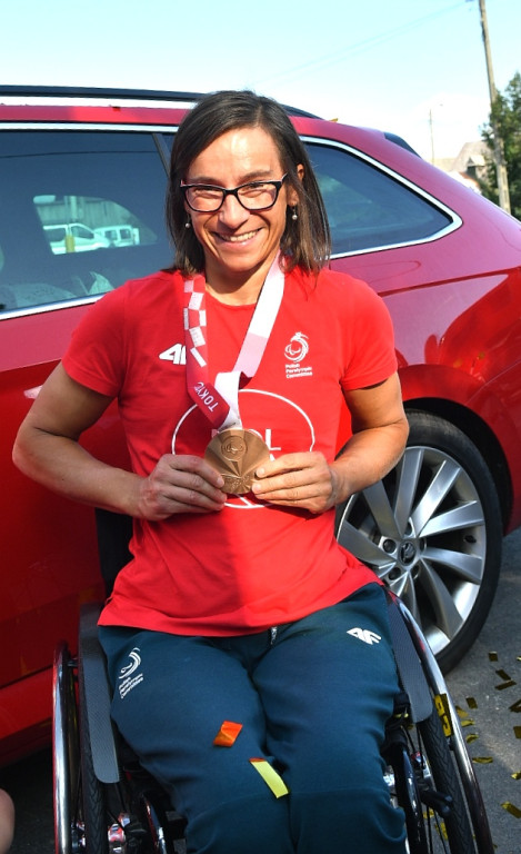 Wróciła Renata Kałuża, brązowa paraolimpijka z Tokio
