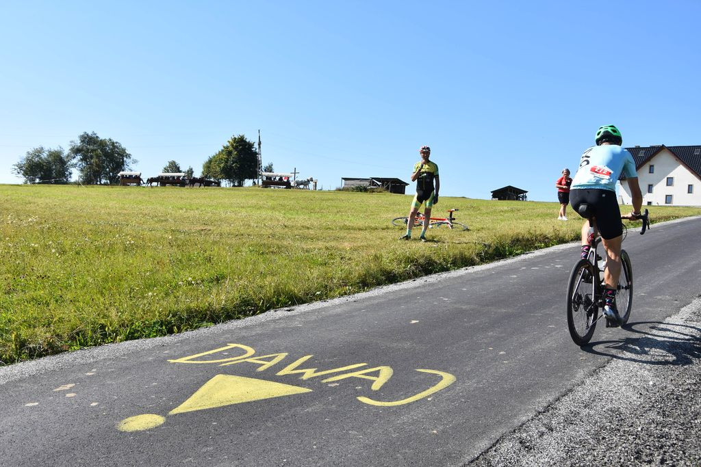 Jak rowerzyści Bachledówkę zdobywali