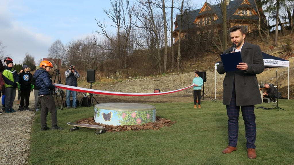 Nowoczesny pumptrack w Poroninie