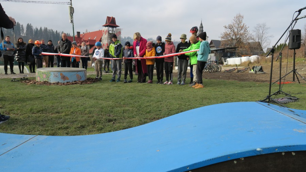 Nowoczesny pumptrack w Poroninie
