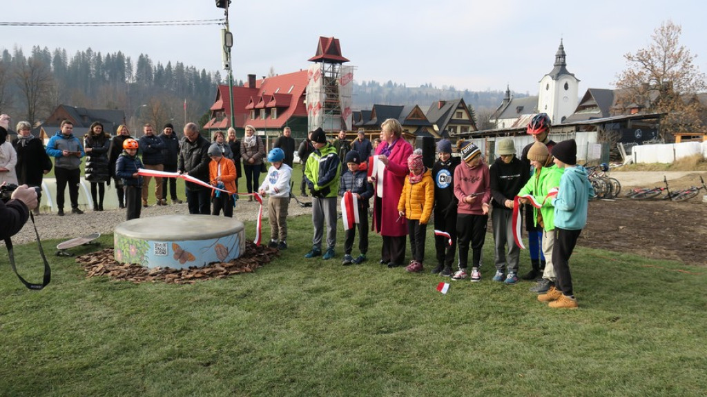 Nowoczesny pumptrack w Poroninie