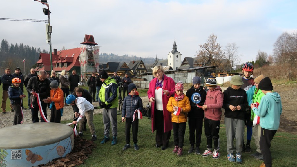 Nowoczesny pumptrack w Poroninie