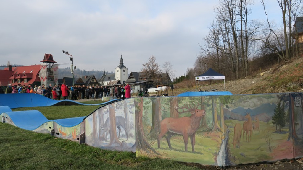 Nowoczesny pumptrack w Poroninie