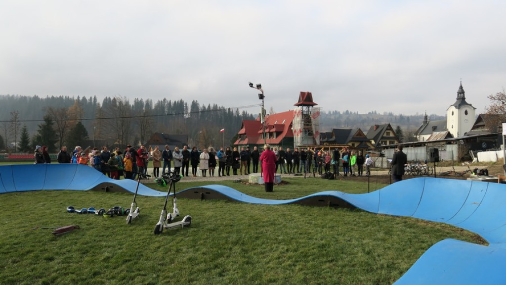 Nowoczesny pumptrack w Poroninie