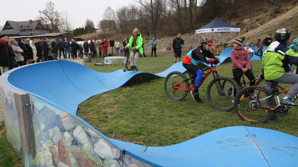 Nowoczesny pumptrack w Poroninie