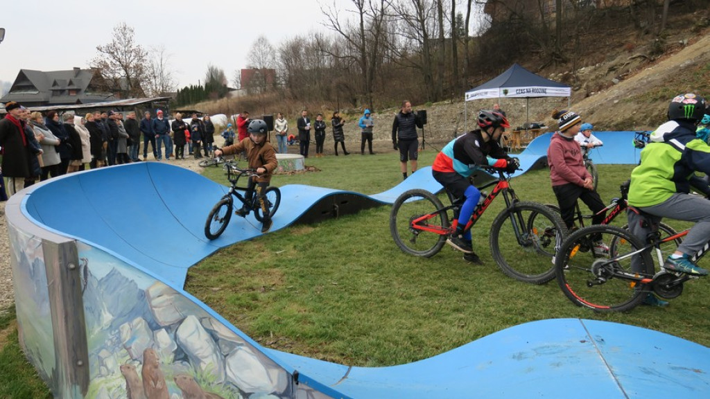 Nowoczesny pumptrack w Poroninie