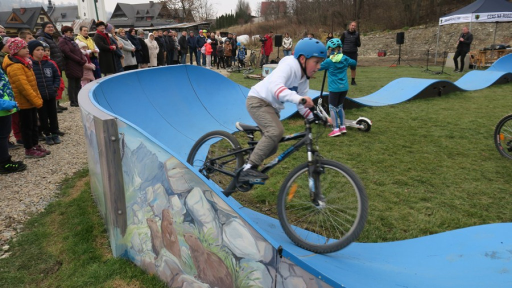 Nowoczesny pumptrack w Poroninie