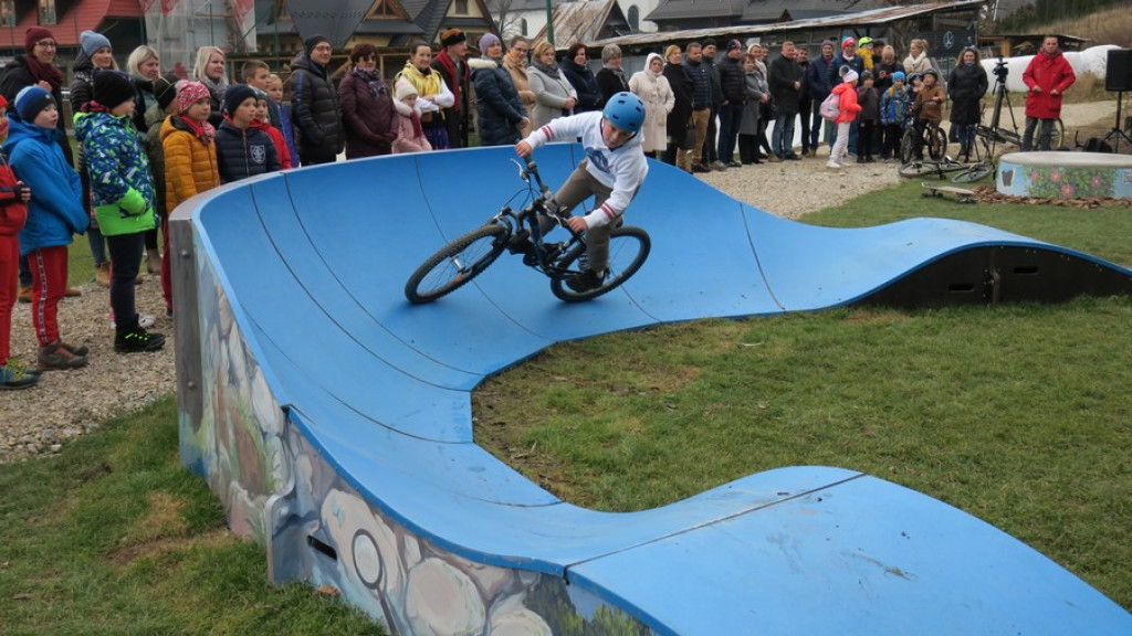 Nowoczesny pumptrack w Poroninie