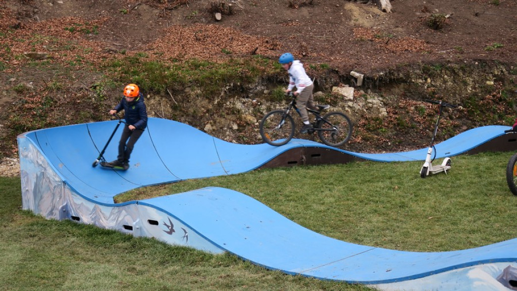 Nowoczesny pumptrack w Poroninie