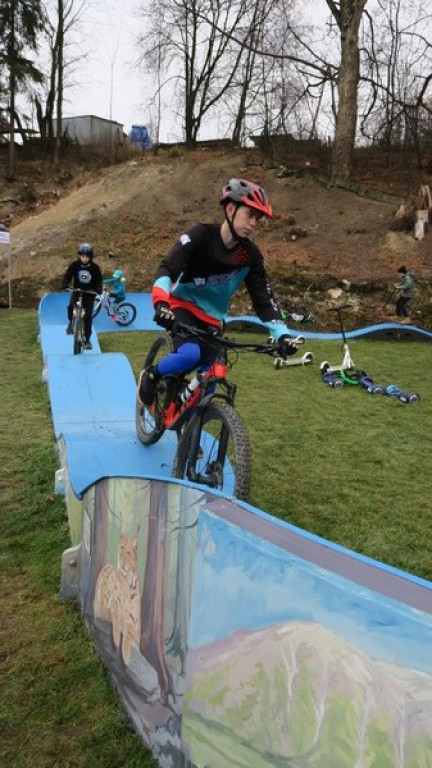 Nowoczesny pumptrack w Poroninie