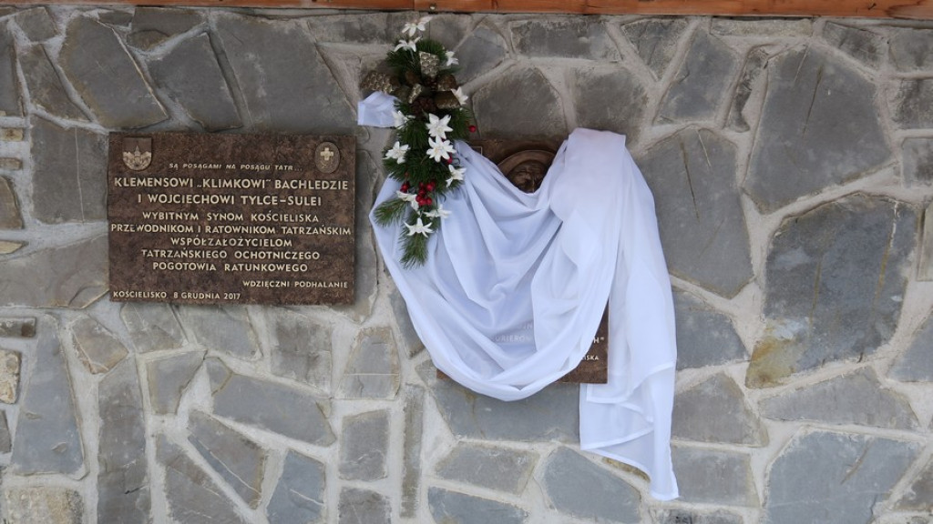 Tablica pamięci dla Króla Kurierów Tatrzańskich