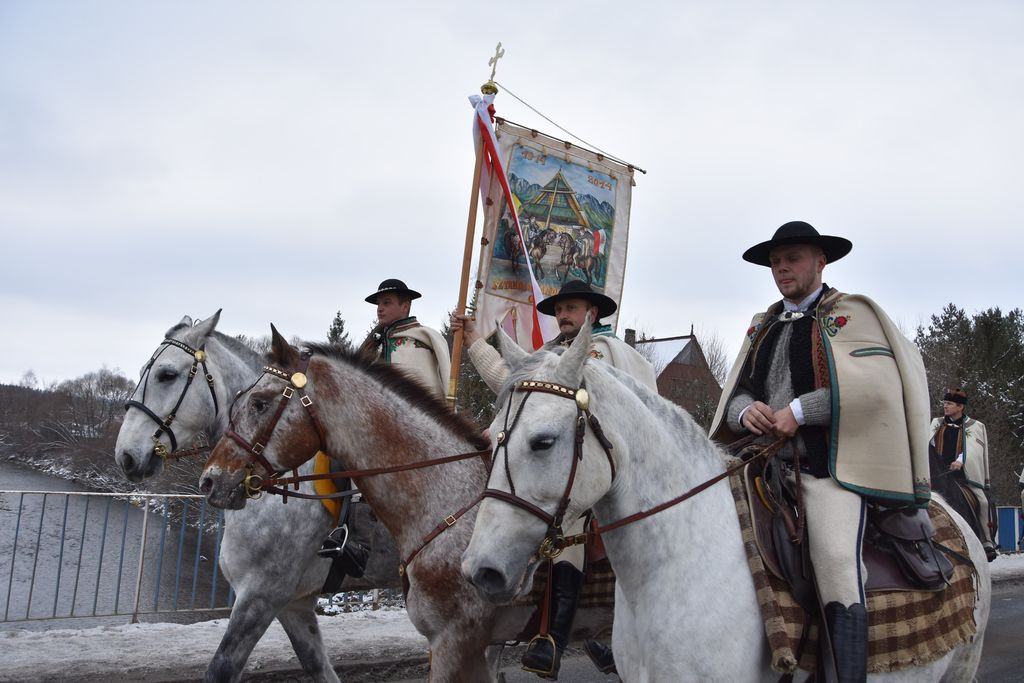 Miłośnicy koni u Gaździny Podhala