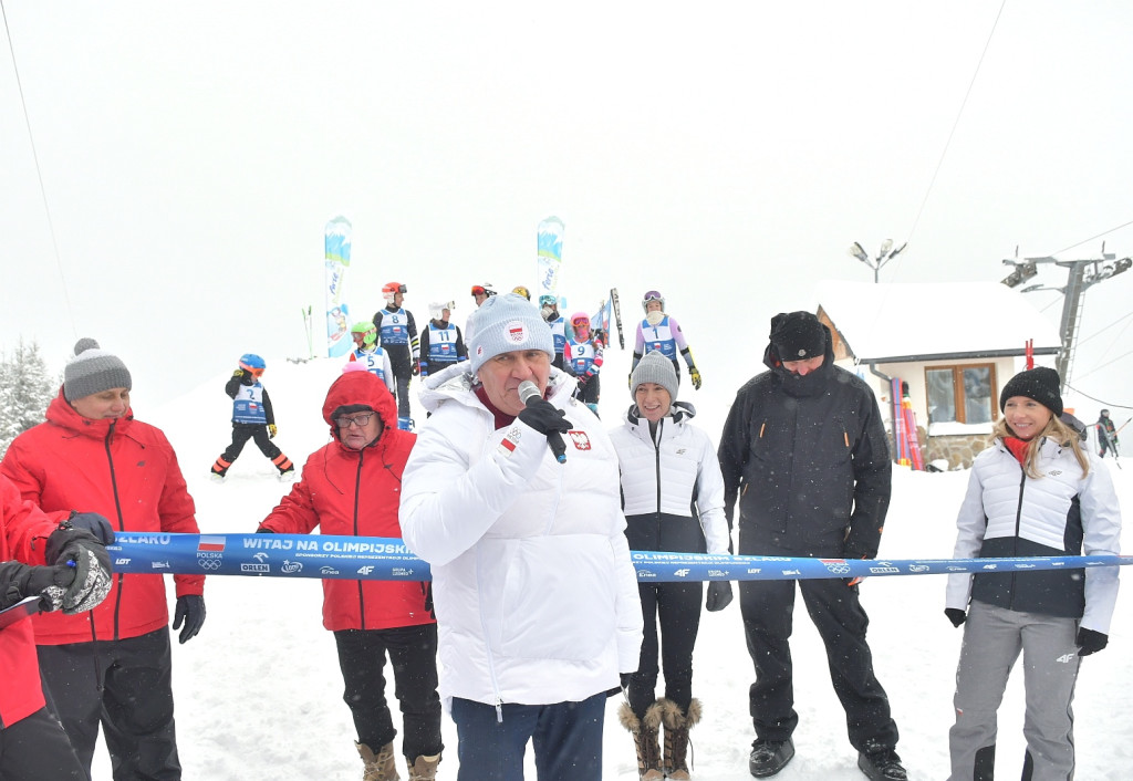 Wojciech Fortuna otworzył w Białce Tatrzańskiej olimpijską trasę