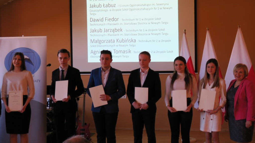 Najlepsi uczniowie szkół średnich na Podhalu, Spiszu i Orawie