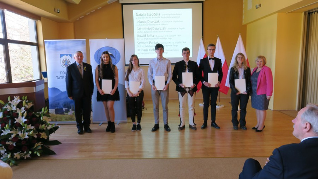 Najlepsi uczniowie szkół średnich na Podhalu, Spiszu i Orawie