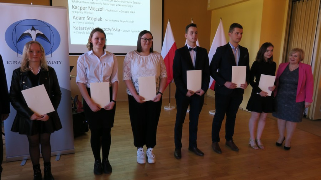 Najlepsi uczniowie szkół średnich na Podhalu, Spiszu i Orawie