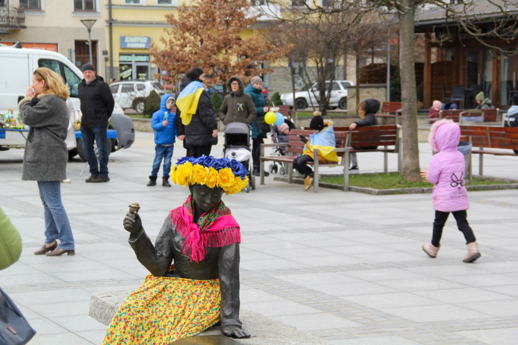 Nowotarżanie solidarni z Ukrainą