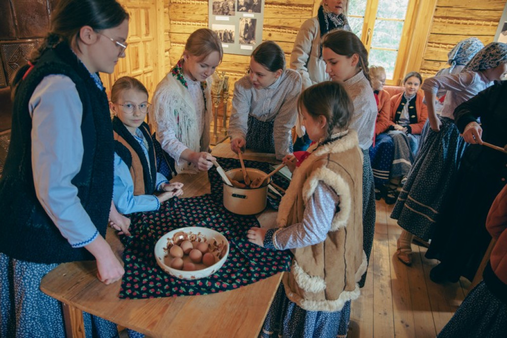 Wielka Sobota w skansenie w Zubrzycy Górnej