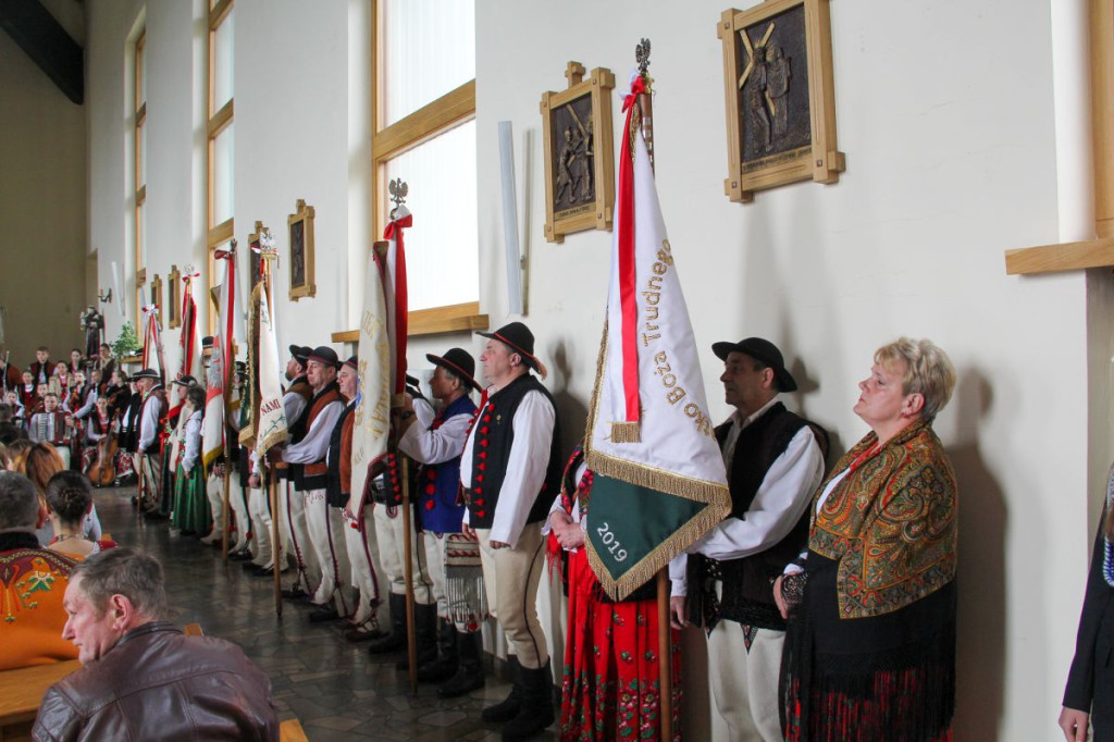 Poświęcenie sztandaru Związku Podhalan na Wysokiej