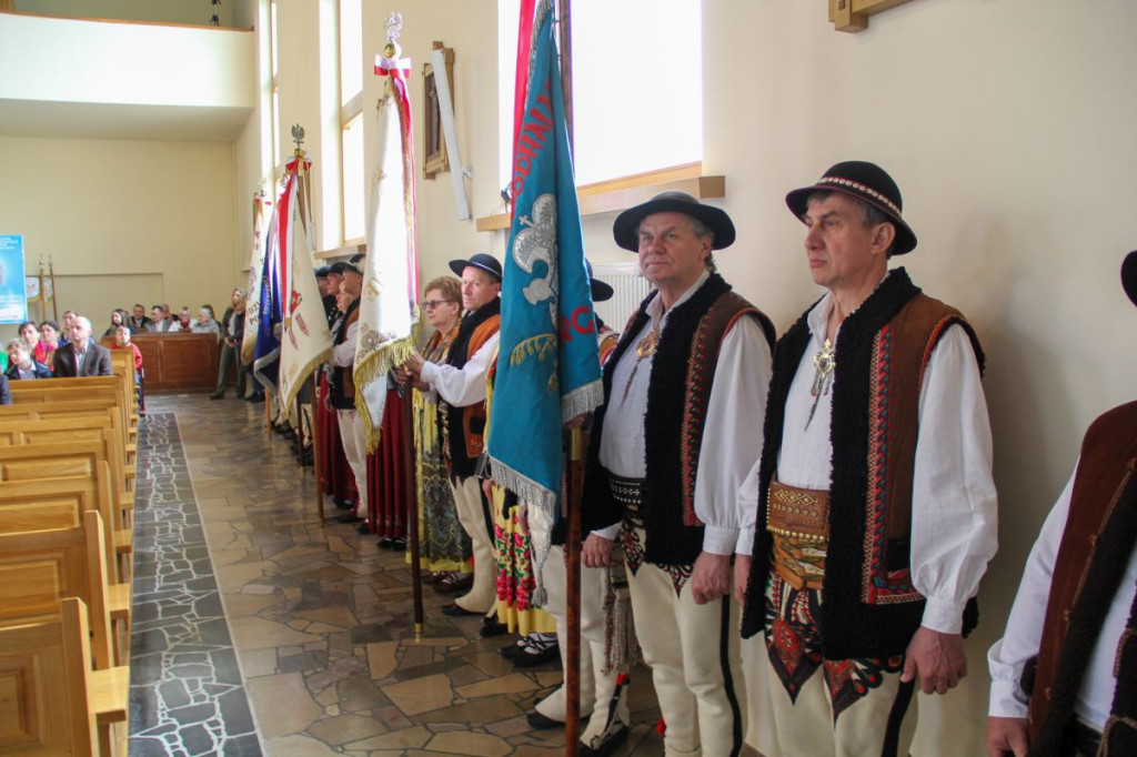 Poświęcenie sztandaru Związku Podhalan na Wysokiej