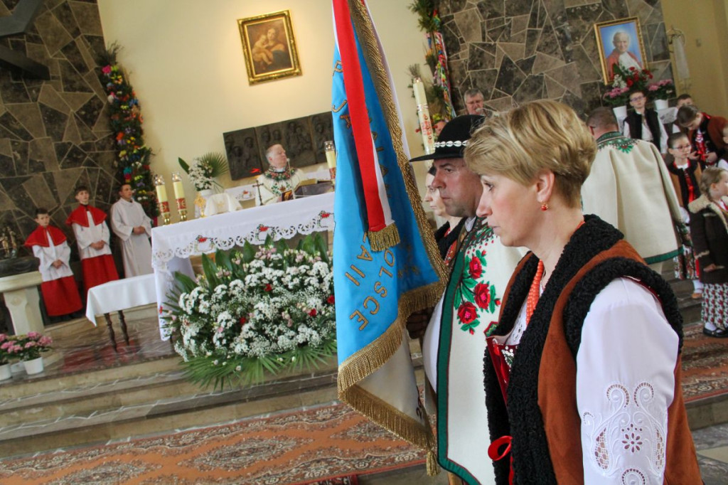 Poświęcenie sztandaru Związku Podhalan na Wysokiej