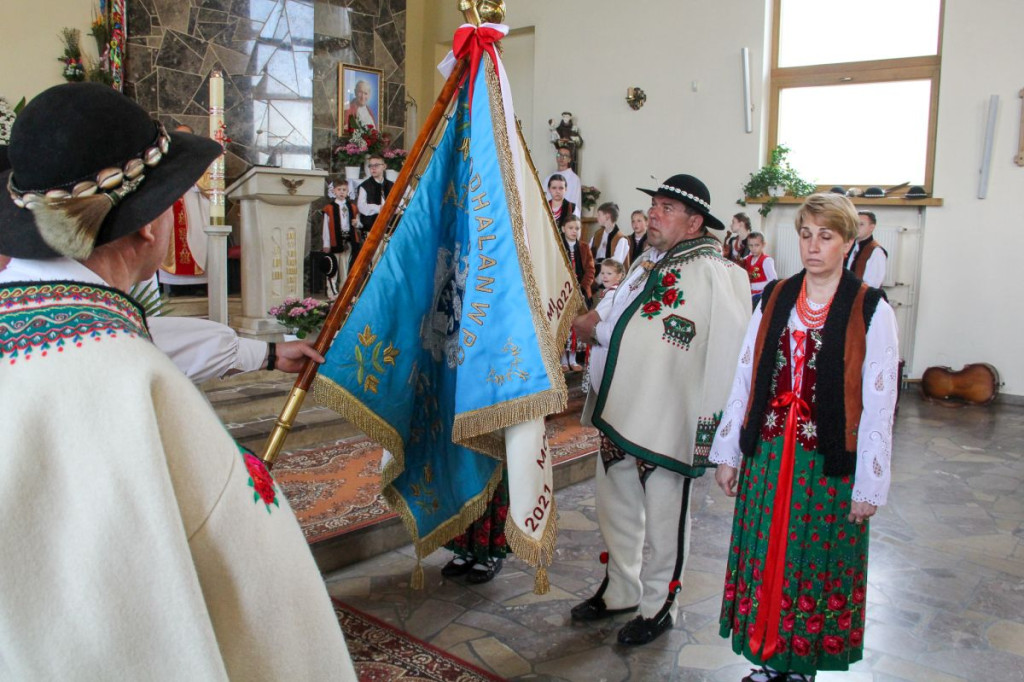 Poświęcenie sztandaru Związku Podhalan na Wysokiej