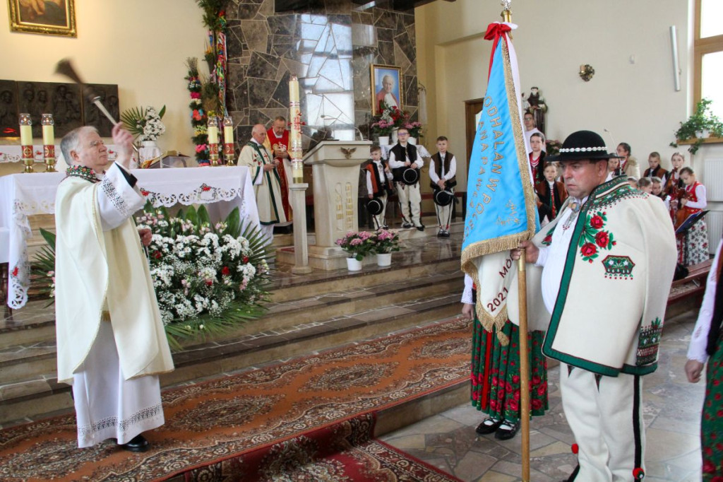 Poświęcenie sztandaru Związku Podhalan na Wysokiej