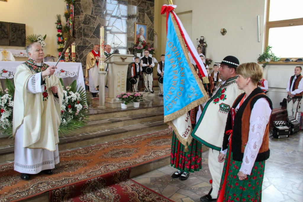 Poświęcenie sztandaru Związku Podhalan na Wysokiej
