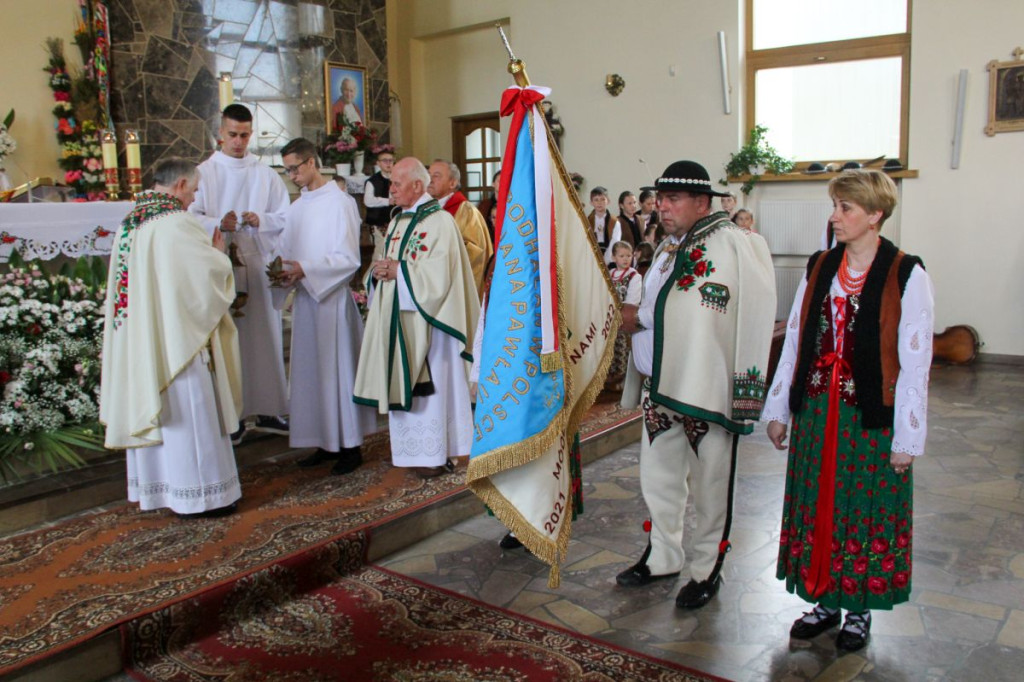 Poświęcenie sztandaru Związku Podhalan na Wysokiej