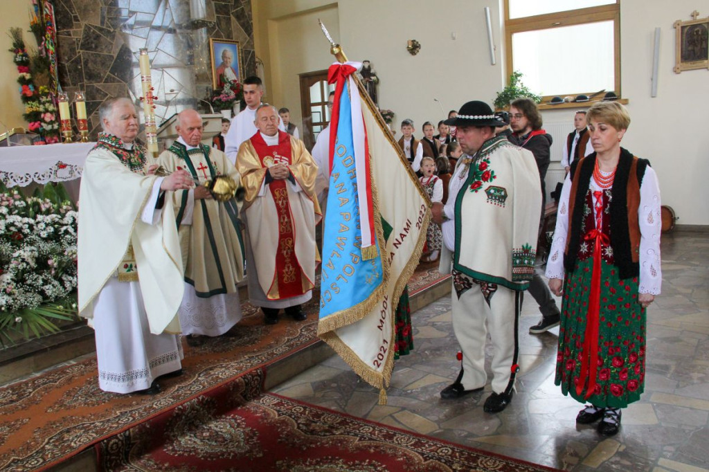 Poświęcenie sztandaru Związku Podhalan na Wysokiej