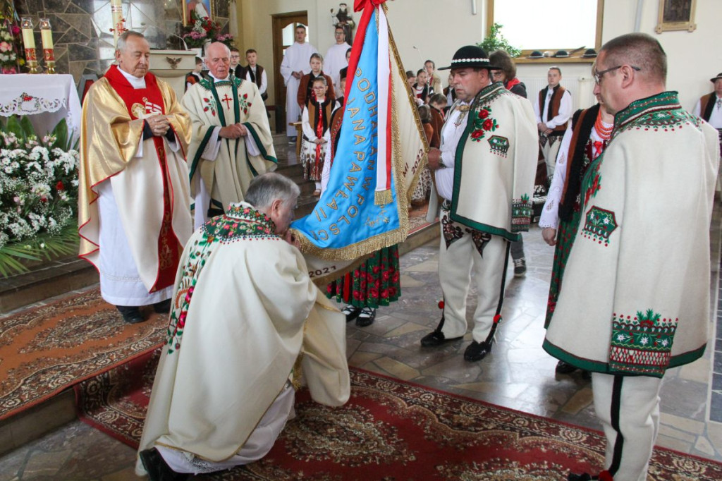 Poświęcenie sztandaru Związku Podhalan na Wysokiej