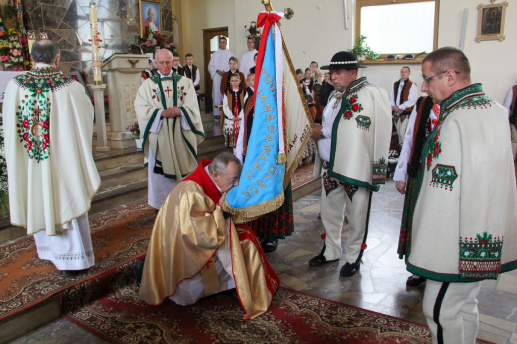 Poświęcenie sztandaru Związku Podhalan na Wysokiej