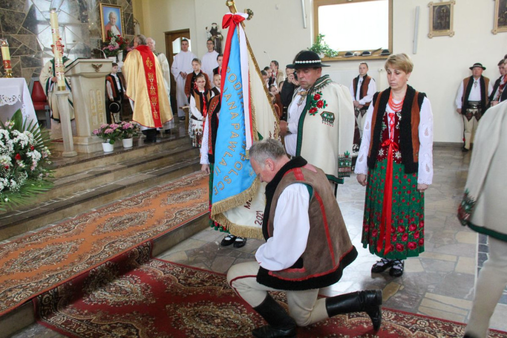 Poświęcenie sztandaru Związku Podhalan na Wysokiej