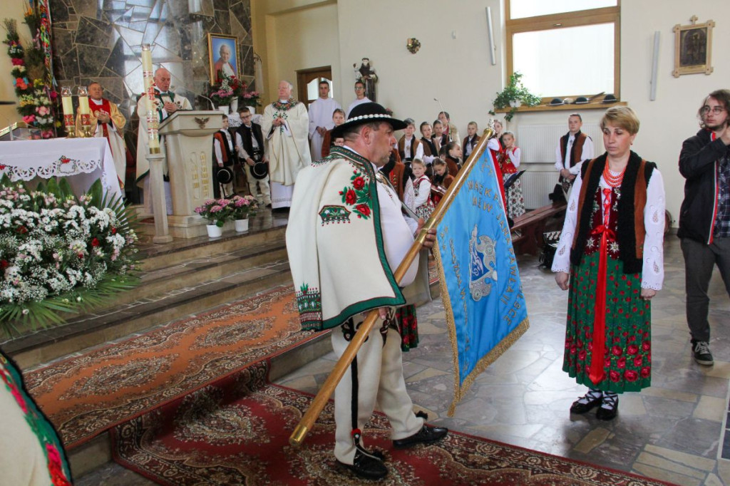 Poświęcenie sztandaru Związku Podhalan na Wysokiej