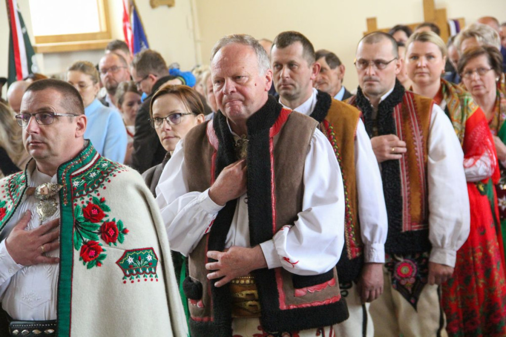 Poświęcenie sztandaru Związku Podhalan na Wysokiej