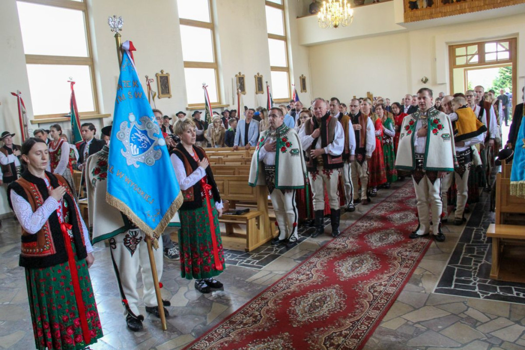 Poświęcenie sztandaru Związku Podhalan na Wysokiej