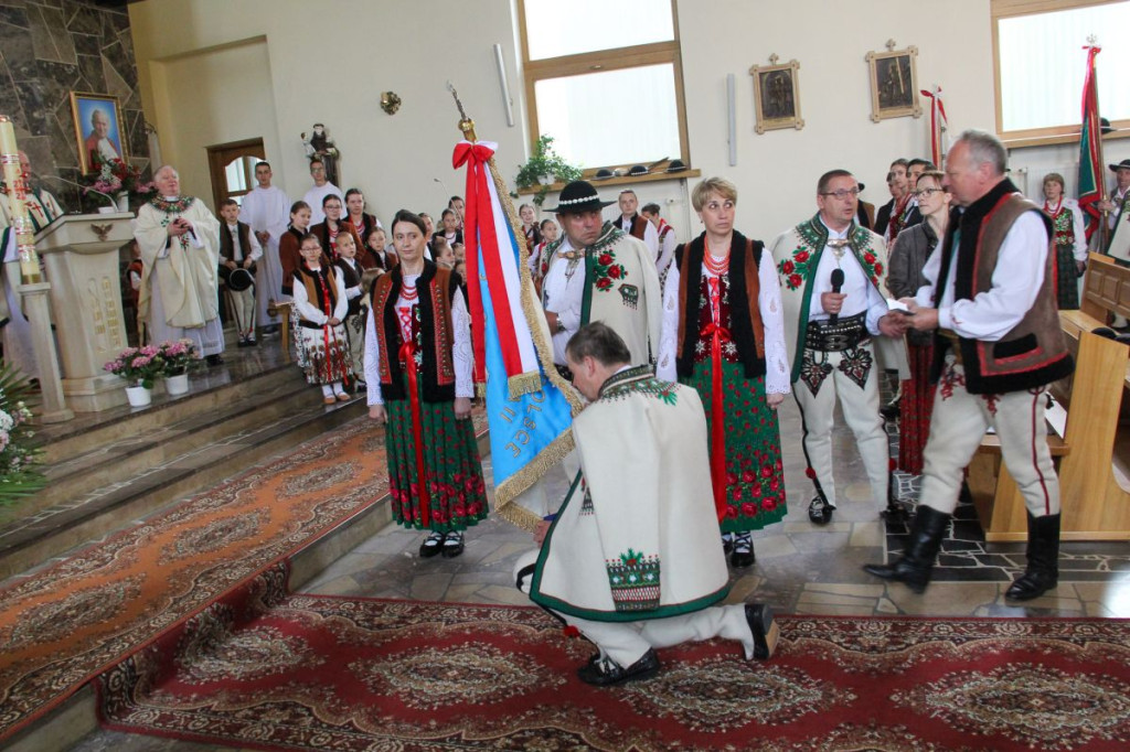 Poświęcenie sztandaru Związku Podhalan na Wysokiej