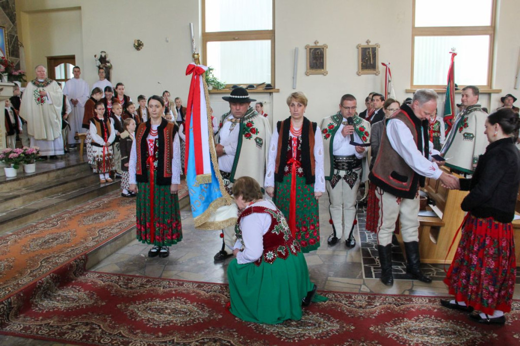 Poświęcenie sztandaru Związku Podhalan na Wysokiej