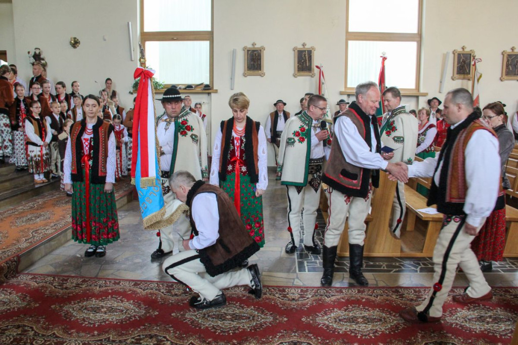 Poświęcenie sztandaru Związku Podhalan na Wysokiej