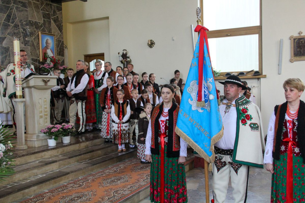 Poświęcenie sztandaru Związku Podhalan na Wysokiej